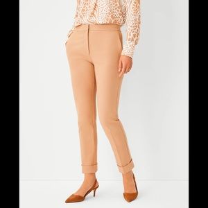 Ann Taylor | The High Waist Ankle Pant | Rich Carmel | NWT